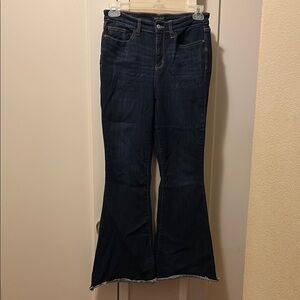 Dark Blue Women's Flare Jeans